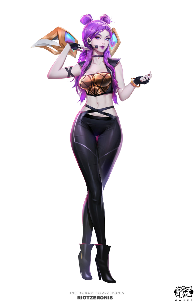 Illustration for article titled The Art Behind League Of Legends' K-Pop VideoÂ